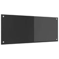 Vidaxl keuken spatscherm donkergrijs 100 x 40 cm gehard glas