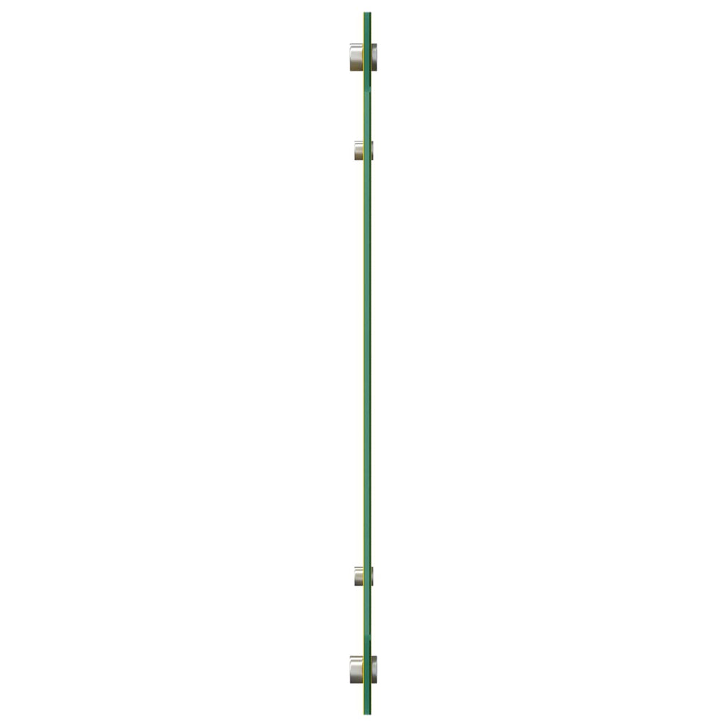 Vidaxl keuken spatscherm geel 100 x 50 cm gehard glas