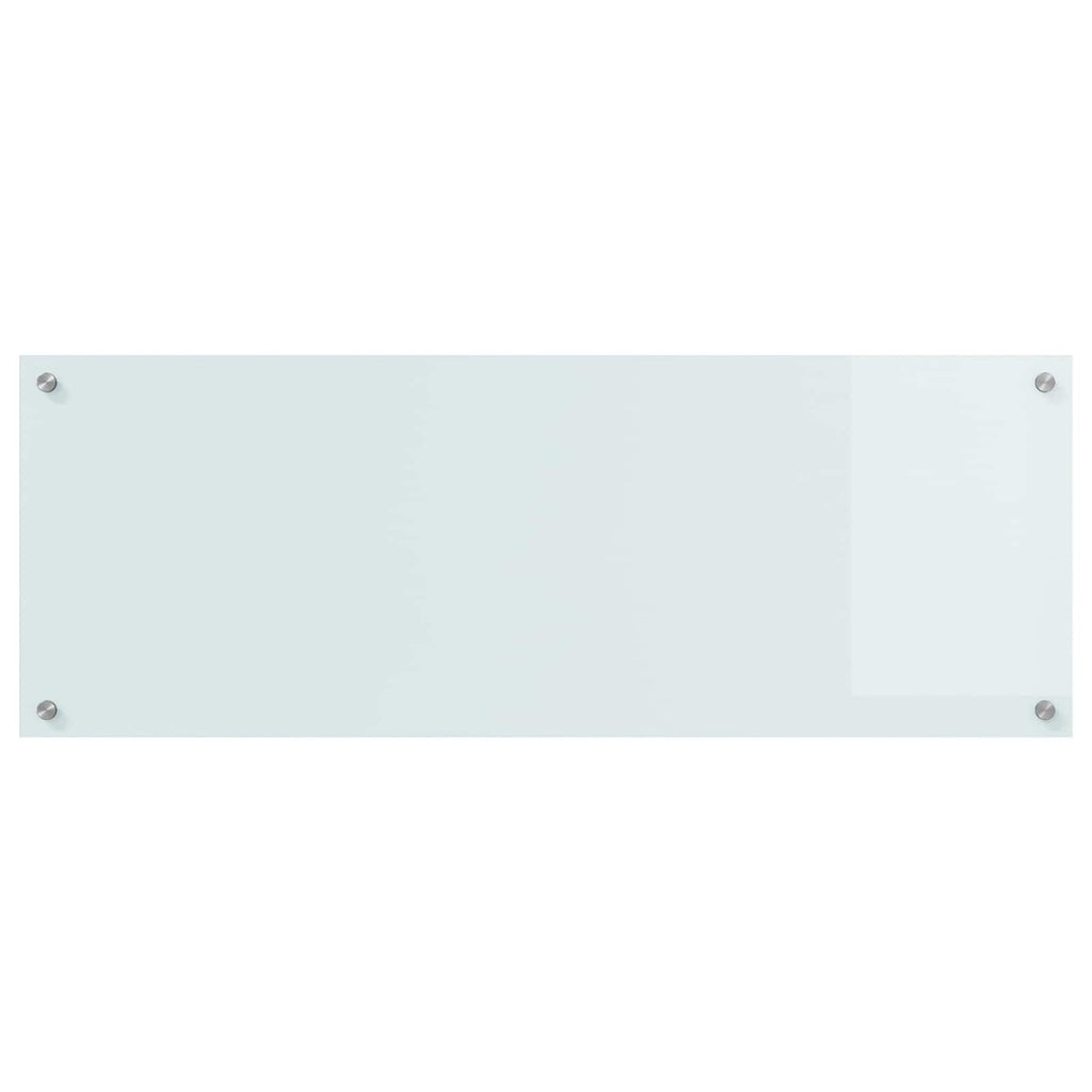 Vidaxl keuken spatscherm wit 110 x 40 cm gehard glas
