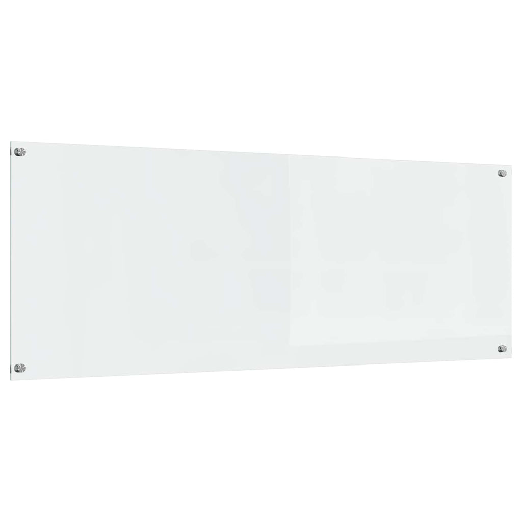 Vidaxl keuken spatscherm doorzichtig 110 x 40 cm gehard glas