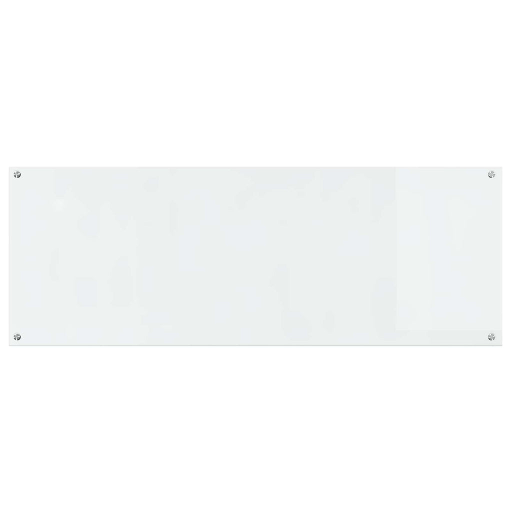 Vidaxl keuken spatscherm doorzichtig 110 x 40 cm gehard glas