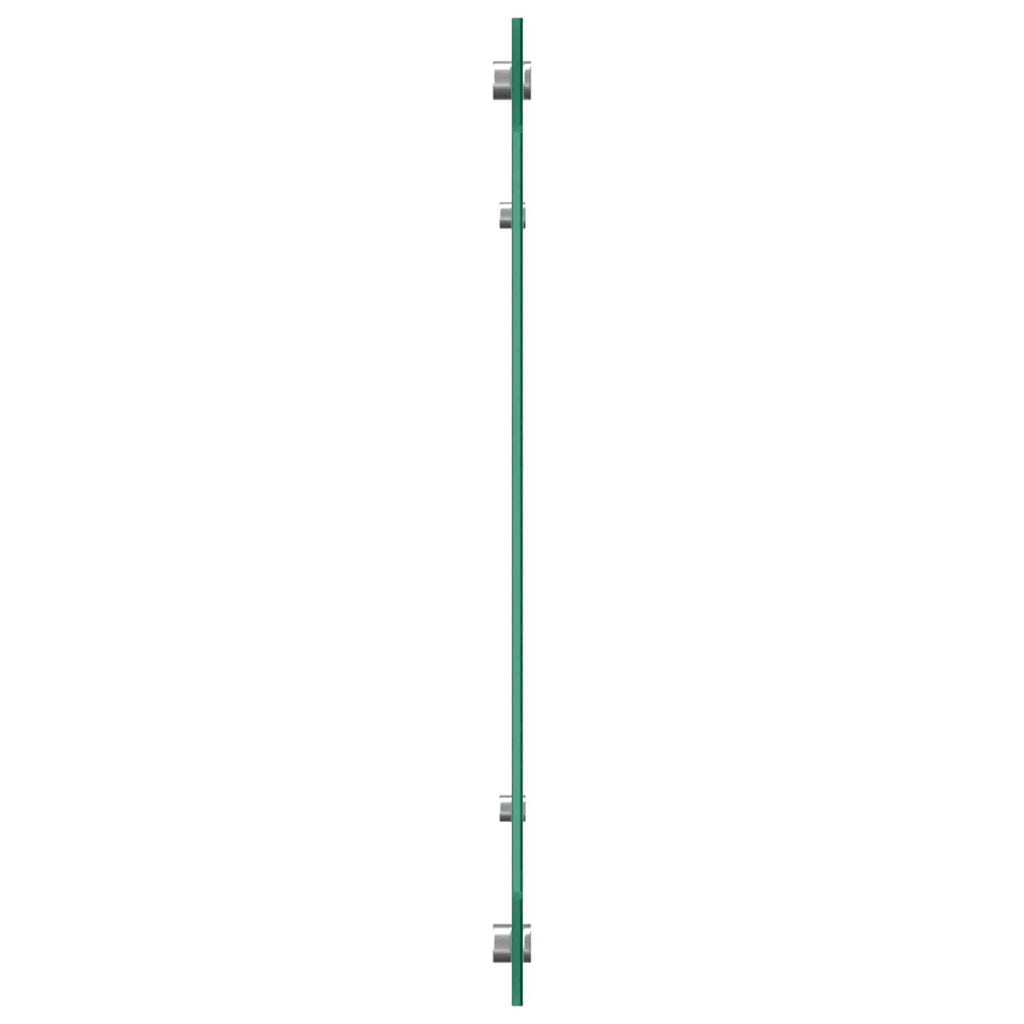 Vidaxl keuken spatscherm doorzichtig 110 x 40 cm gehard glas