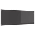 Vidaxl keukenachterwand donkergrijs 110 x 40 cm gehard glas
