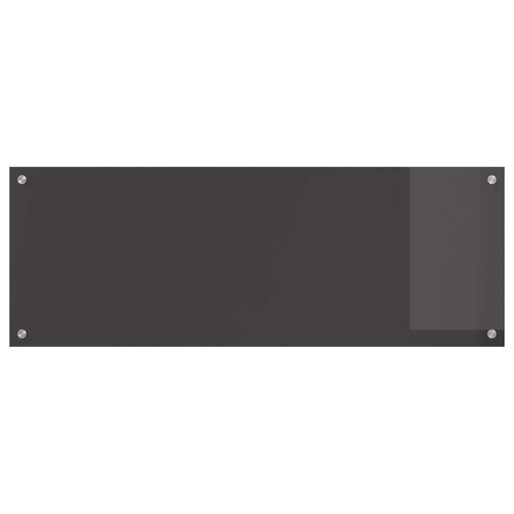 Vidaxl keukenachterwand donkergrijs 110 x 40 cm gehard glas