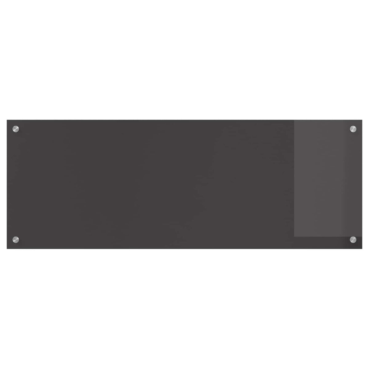 Vidaxl keukenachterwand donkergrijs 110 x 40 cm gehard glas