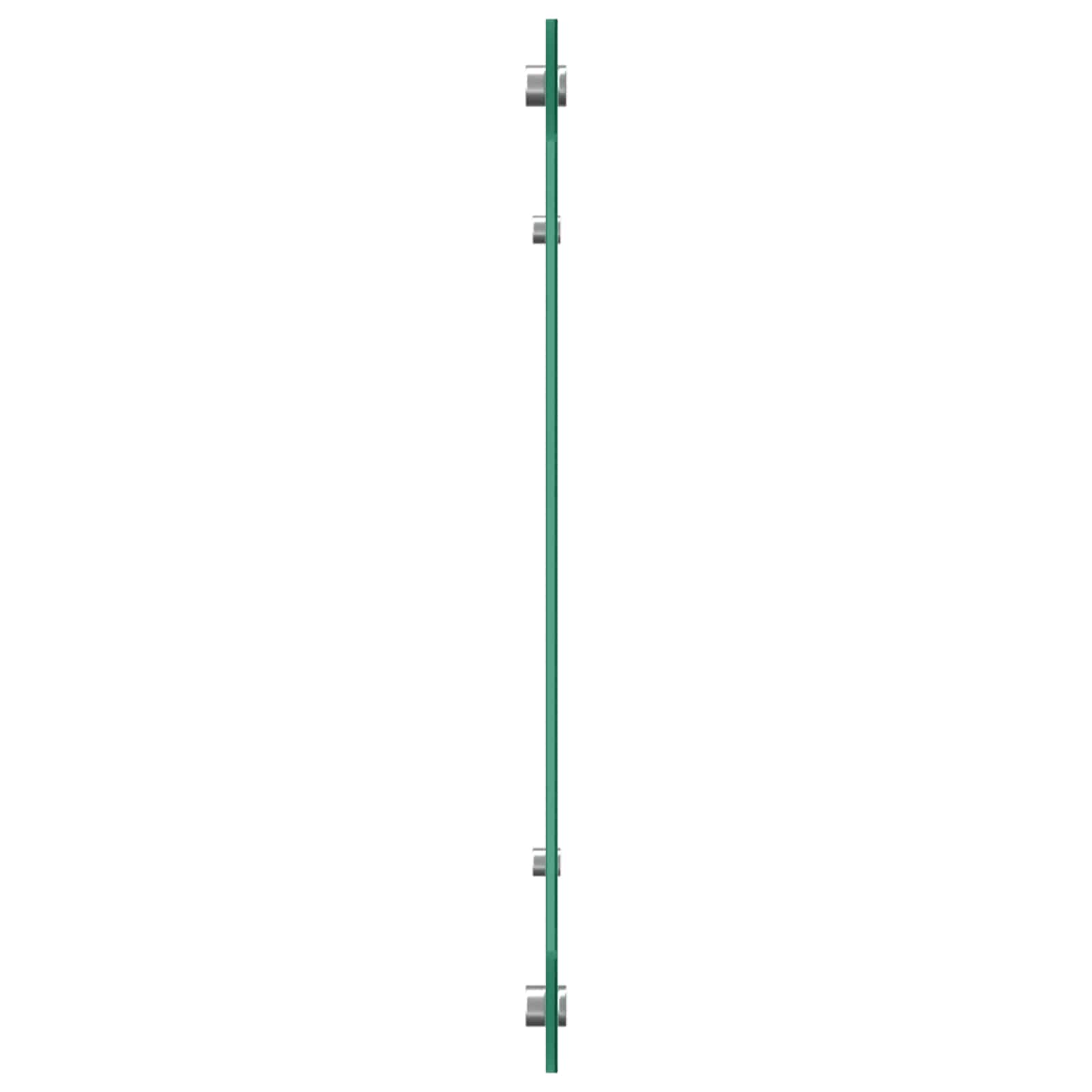 Vidaxl keuken spatscherm donkergrijs 110 x 50 cm gehard glas