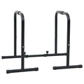 Vidaxl dip bar zwart 116 x 66 x 74,5 cm gepoedercoat staal