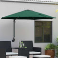 Vidaxl tuinparasol groen 248 x 248 x 148 cm polyester en staal