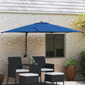 Vidaxl tuinparasol 248,5 x 247,5 x 160 cm polyester en staal