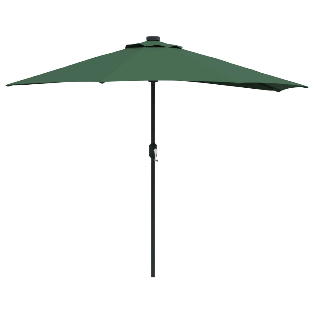 Vidaxl tuinparasol groen 294 x 150 x 224 cm polyester en staal