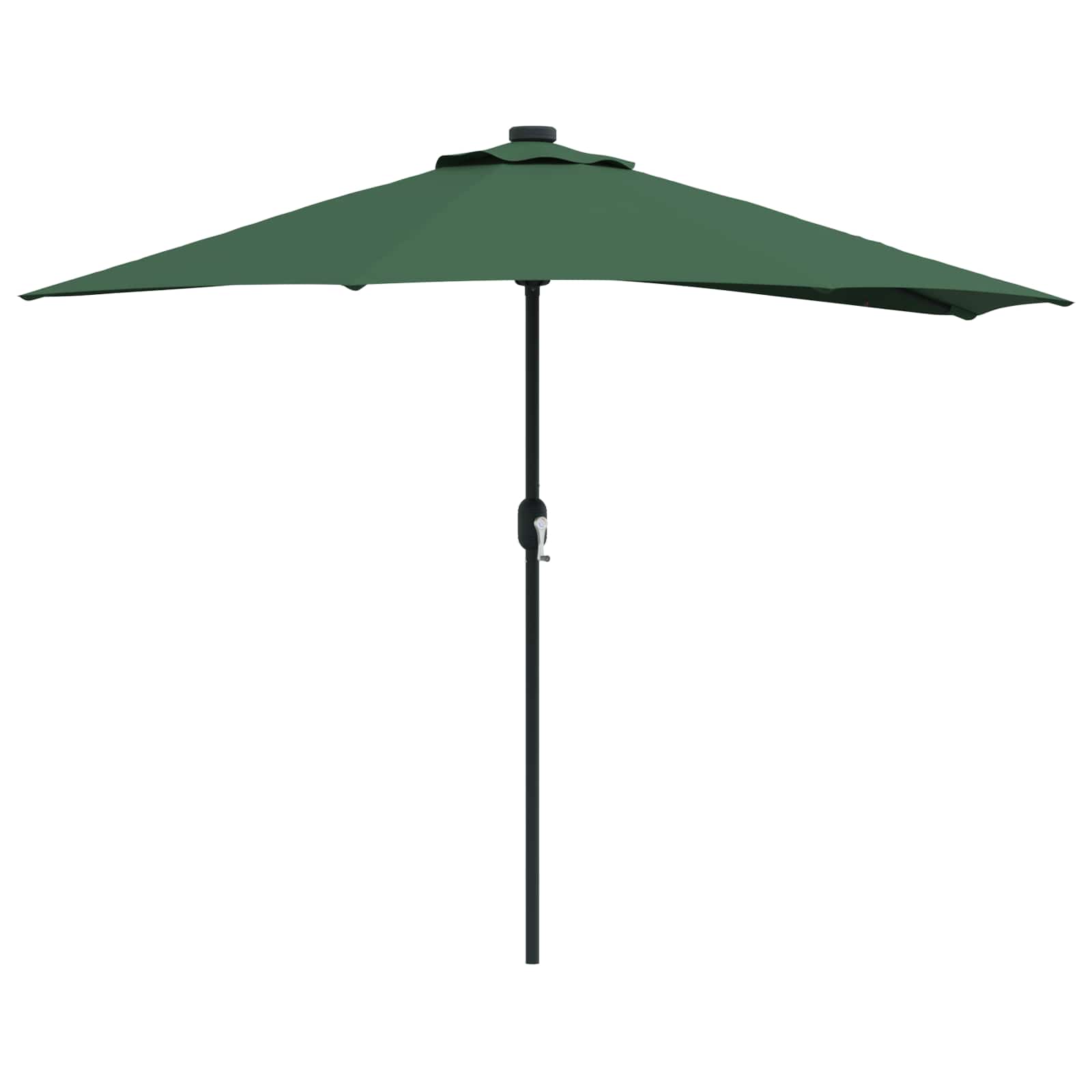 Vidaxl tuinparasol groen 294 x 150 x 224 cm polyester en staal