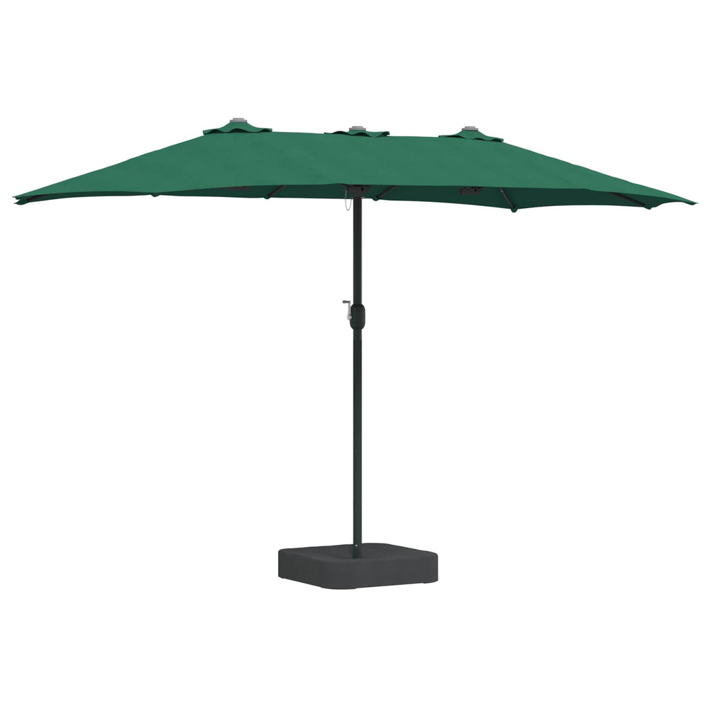 Vidaxl tuinparasol groen 385 x 209 x 244 cm polyester