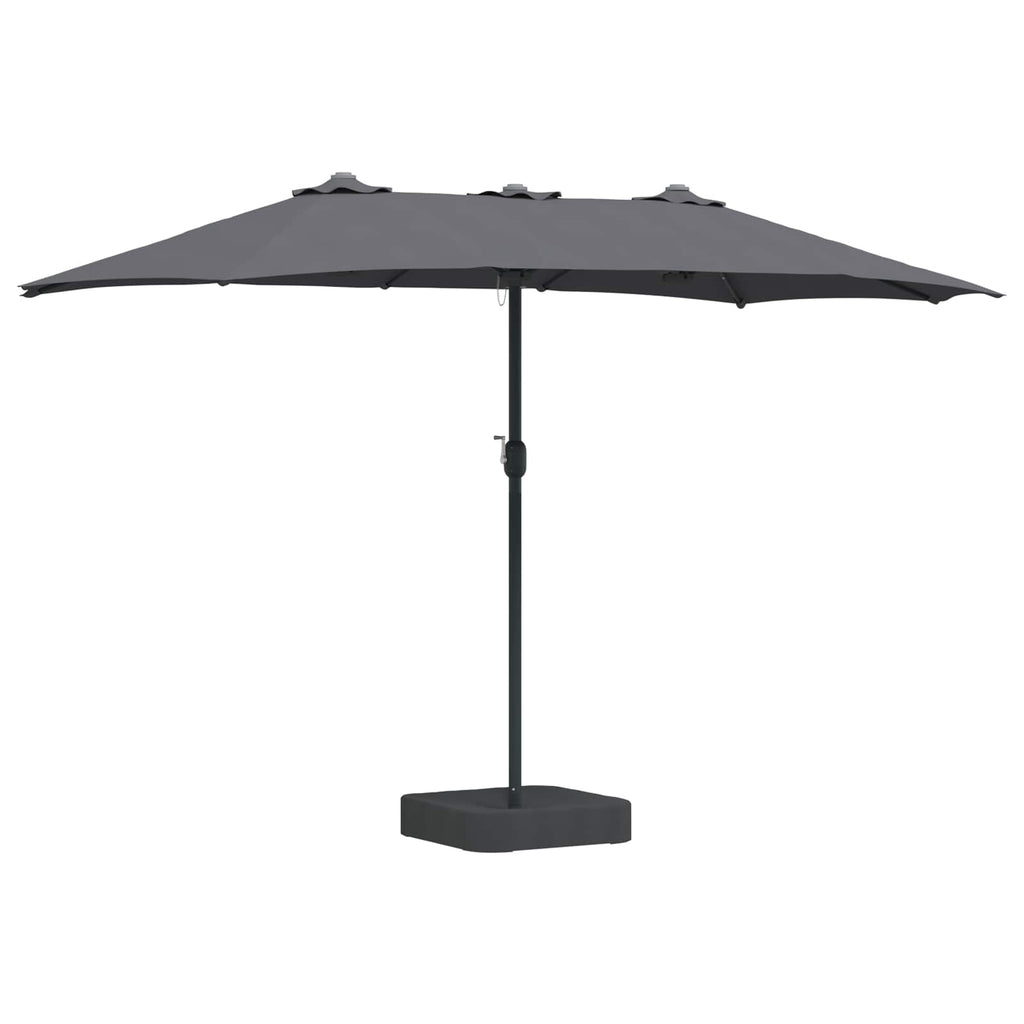 Vidaxl tuinparasol antraciet 385 x 209 x 244 cm polyester