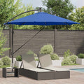 Vidaxl parasol azurblauw 294 x 294 x 248 cm polyester en aluminium