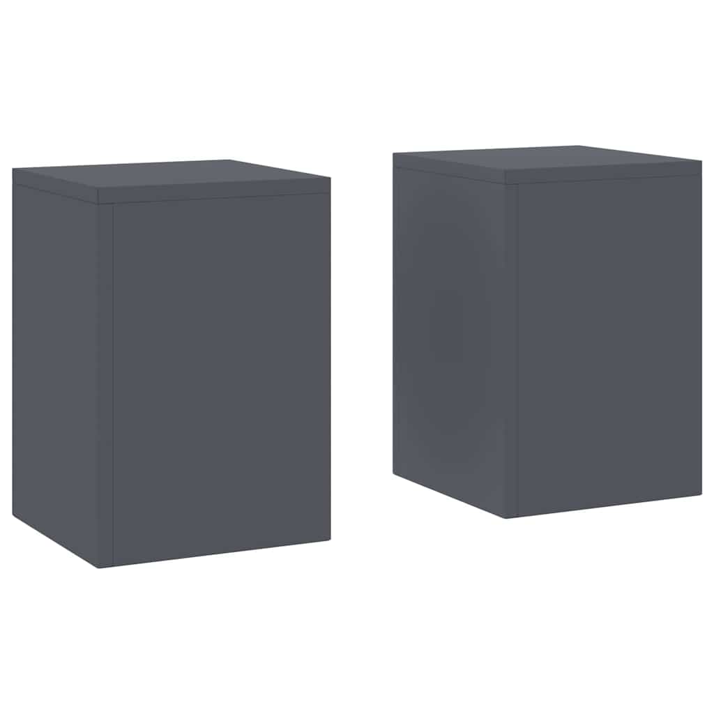 Vidaxl plantenstandaard 2 st antraciet 24 x 24 x 35 cm