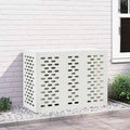 Vidaxl airconditioner hoes wit 110 x 50 x 80 cm staal
