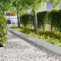 Vidaxl tuinrand 20 pcs zilver 100 x 0.05 x 20 cm roestvrij staal