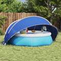 Vidaxl pooldome groen 336 x 322 x 160 cm 185t polyester met pu-coating
