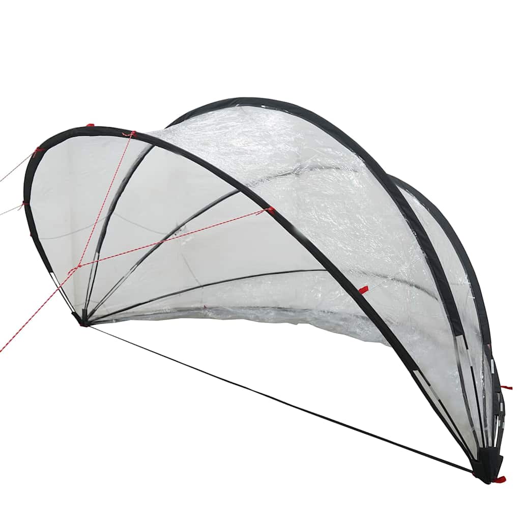 Vidaxl pooldome 336 x 322 x 160 cm pvc doorzichtig