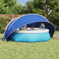 Vidaxl pooldome groen 405 x 405 x 192 cm 185t polyester met pu-coating