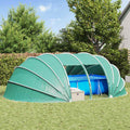 Vidaxl zwembad tent koepel blauw 538 x 440 x 204 cm