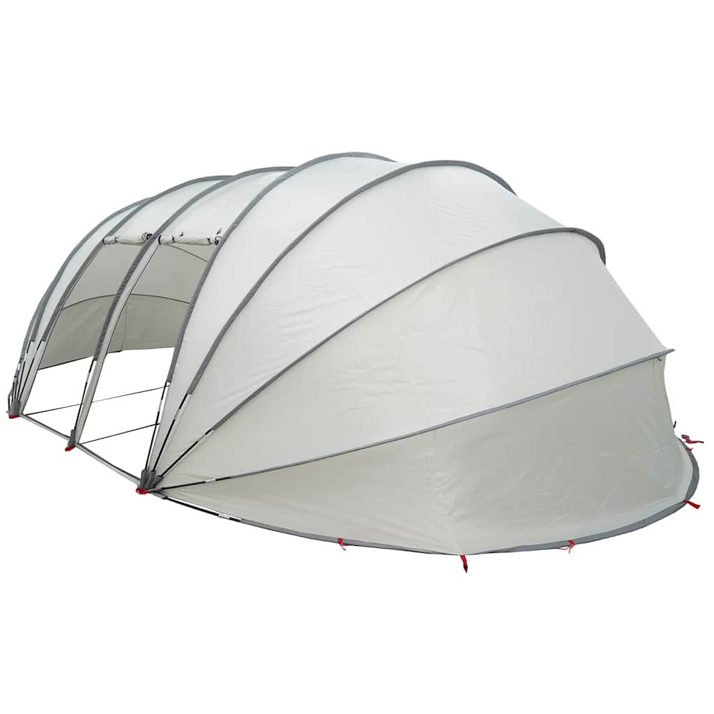 Vidaxl zwembad tent koepel grijs 538 x 440 x 204 cm
