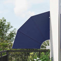 Vidaxl balkon privacy scherm marineblauw 115 x 115 cm polyester