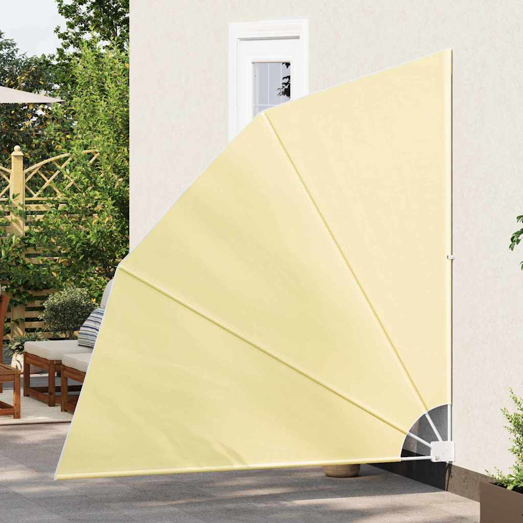 Vidaxl balkon privacy scherm zand 210 x 210 cm polyester