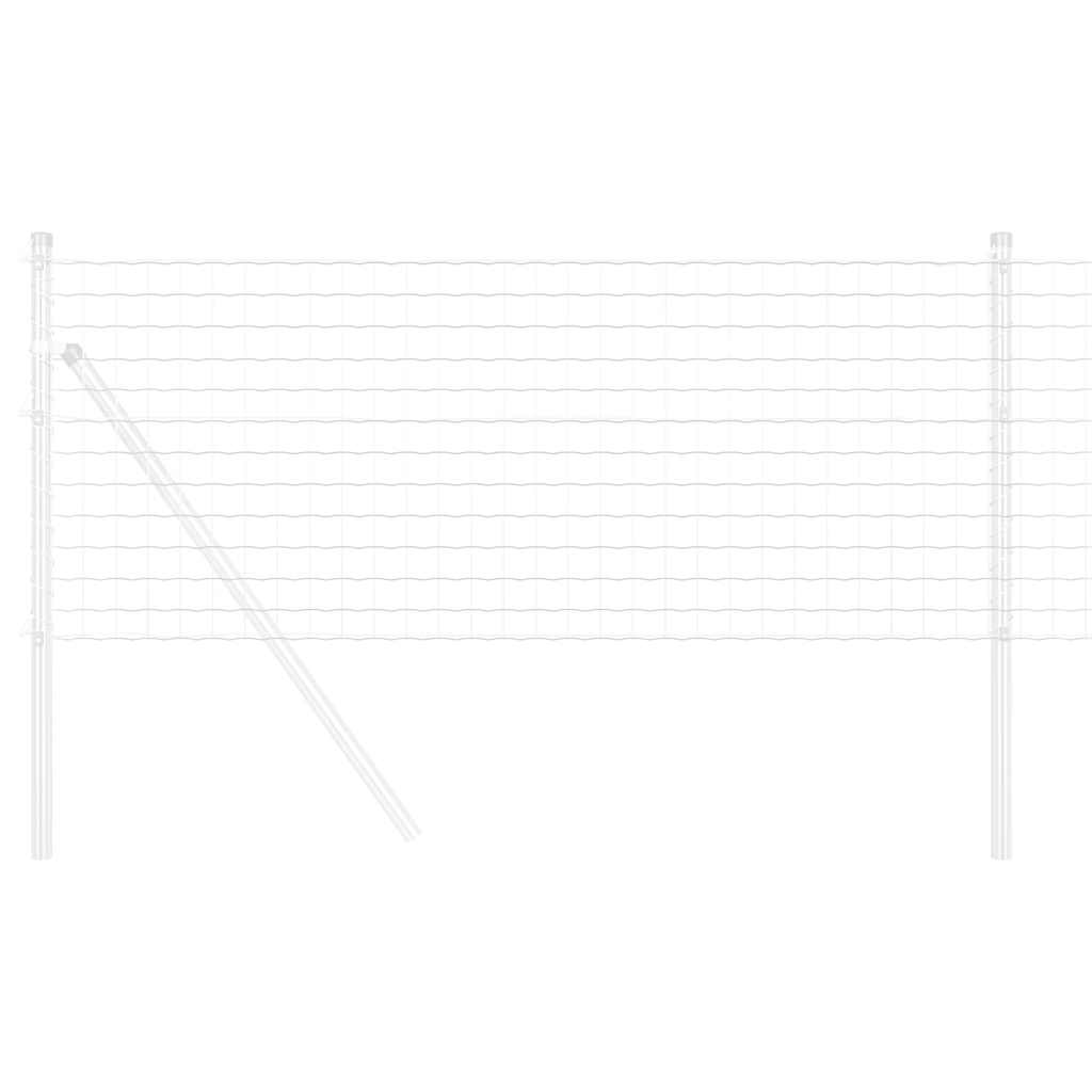Vidaxl euro hek 0,6 x 10 m pvc-gecoat ijzer