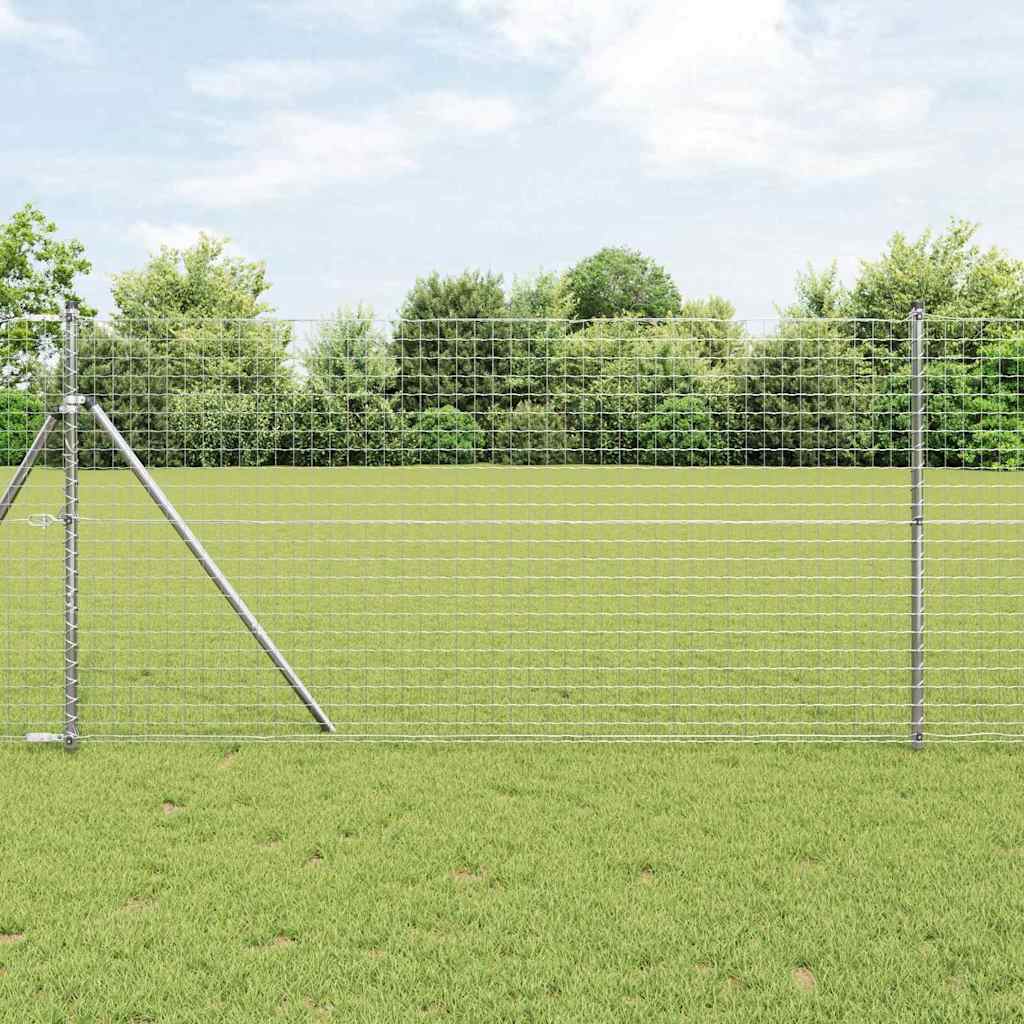 Vidaxl euro hek 1,2 x 10 m pvc-gecoat ijzer