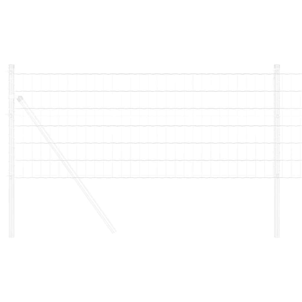 Vidaxl euro hek 0,8 x 10 m pvc-gecoat ijzer