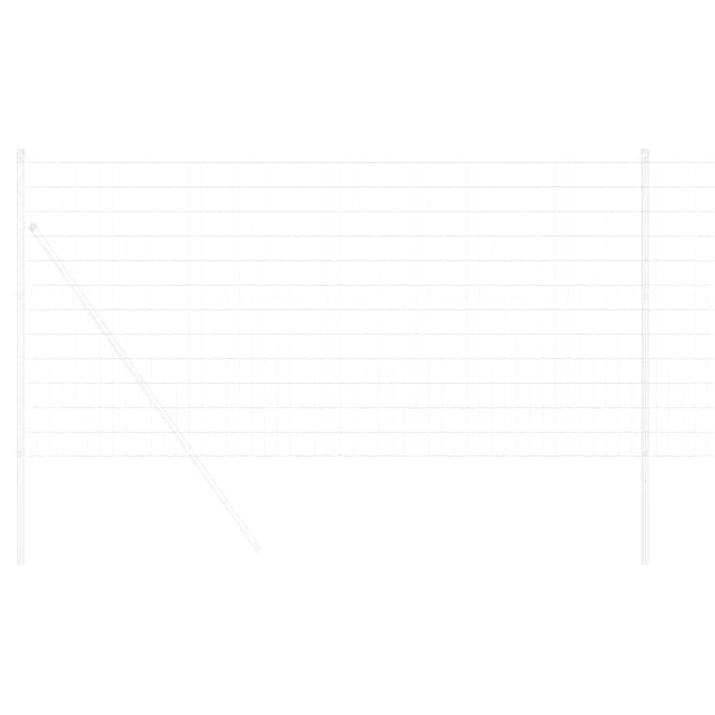 Vidaxl euro hek 1,2 x 10 m pvc-gecoat ijzer
