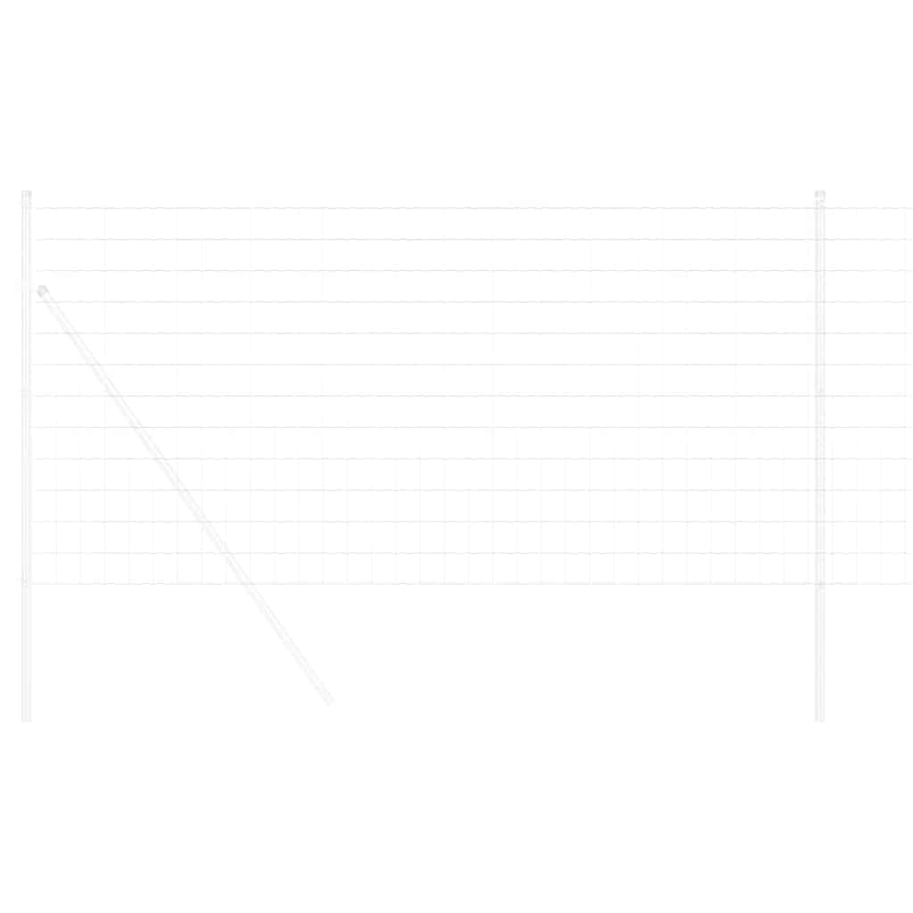 Vidaxl euro hek 1 x 10 m pvc-gecoat ijzer