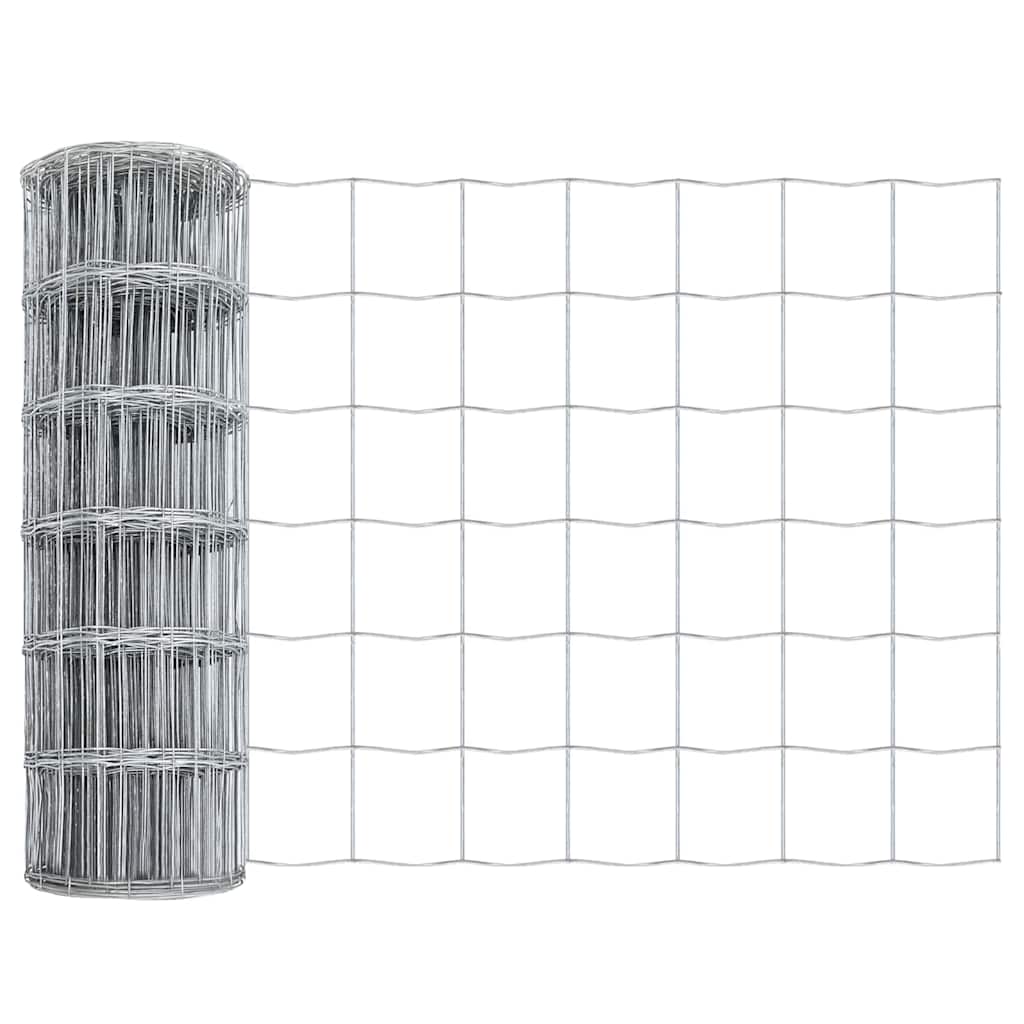 Vidaxl euro hek 0,6 x 10 m pvc-gecoat ijzer
