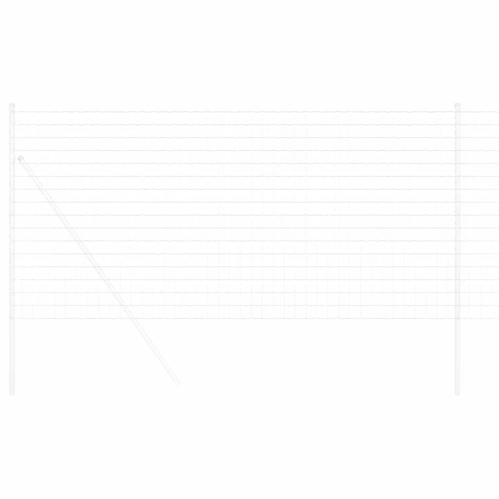 Vidaxl euro hek 1,2 x 10 m pvc-gecoat ijzer