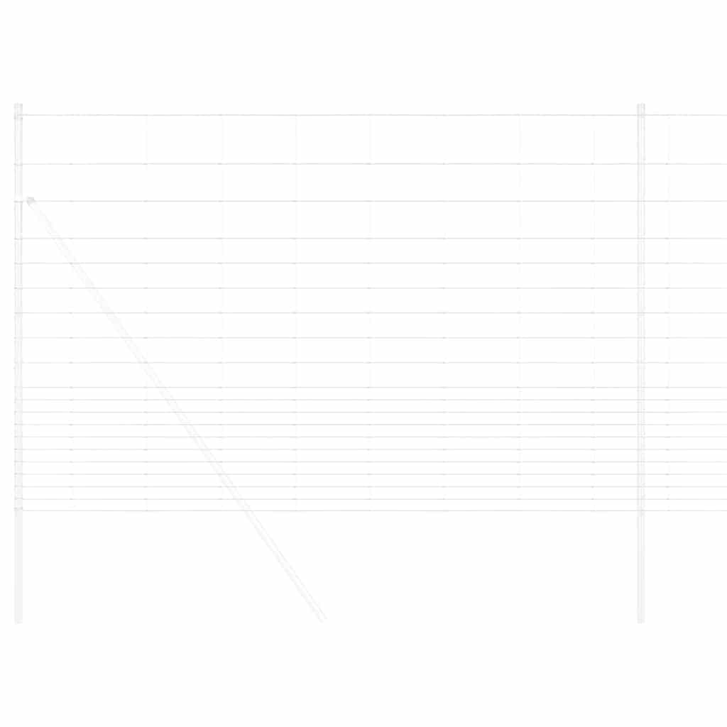 Vidaxl wilde hek 1000 x 150 x 0,18 cm ijzer warm verzinkt