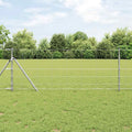 Vidaxl weidehekwerk zilver 25 x 0,8 m gegalvaniseerd staal