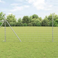 Vidaxl weidehekwerk zilver 25 x 1,4 m gegalvaniseerd staal