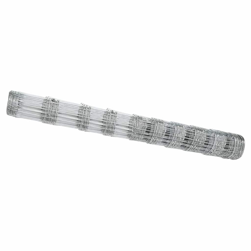 Vidaxl weidehekwerk zilver 50 x 1,2 m gegalvaniseerd staal