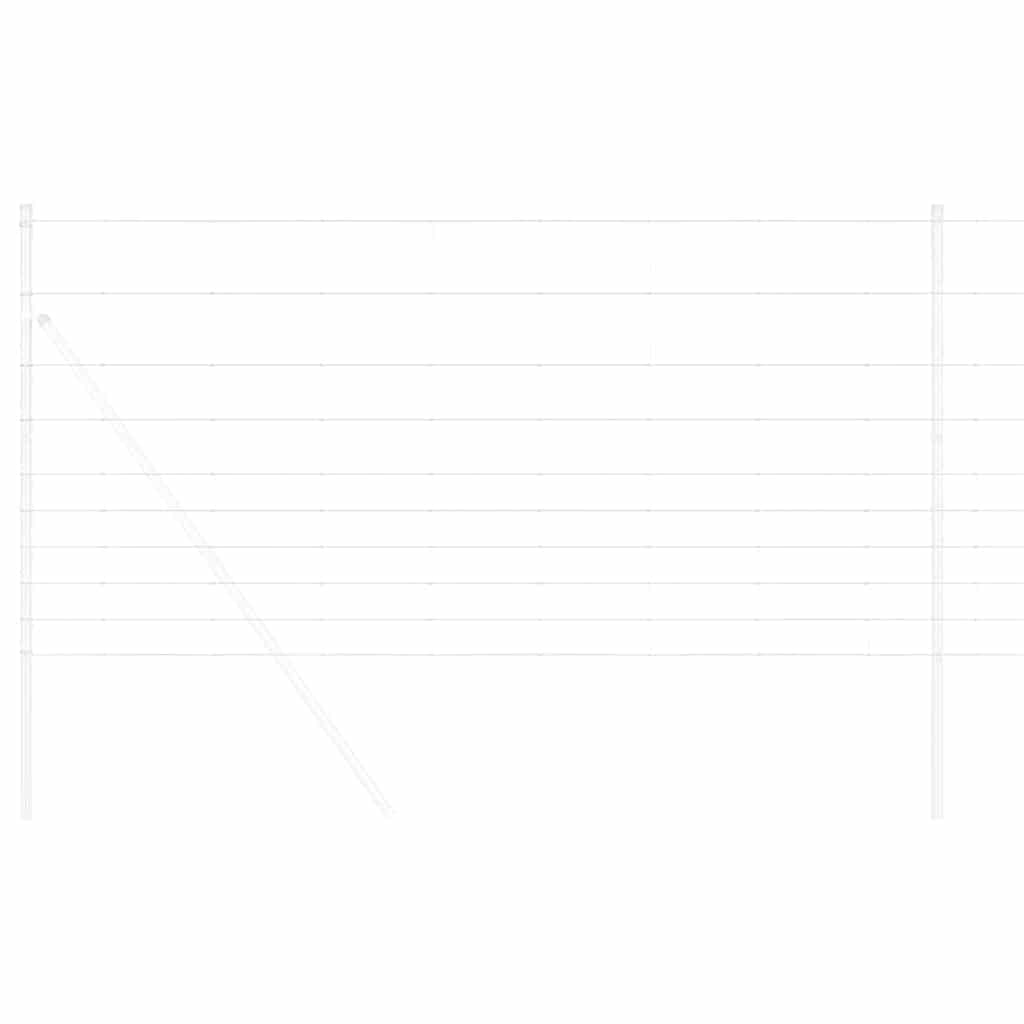 Vidaxl weidehekwerk zilver 50 x 1,2 m gegalvaniseerd staal