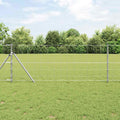 Vidaxl weidehekwerk zilver 100 x 0,8 m gegalvaniseerd staal