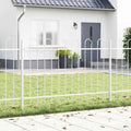Vidaxl tuinhek wit 1,7 x 1 m poedercoating staal
