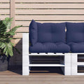 Vidaxl palletkussens 3 st oxford stof marineblauw