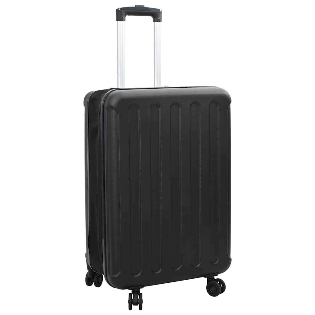 Vidaxl koffer met slot zwart 34 x 23 x 55.5 cm abs kunststof