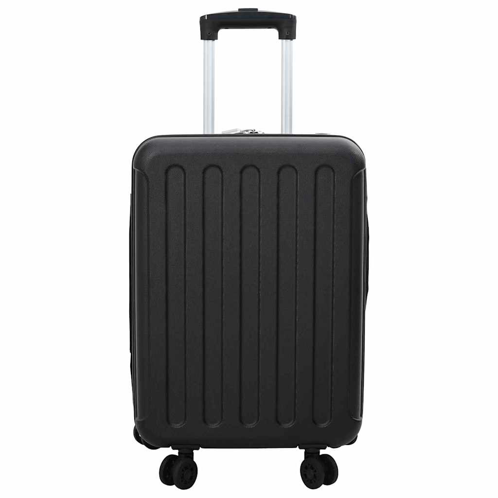 Vidaxl koffer met slot zwart 34 x 23 x 55.5 cm abs kunststof