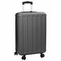 Vidaxl koffer met slot donkergrijs 43 x 27 x 66 cm abs kunststof