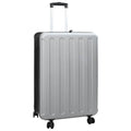 Vidaxl koffer met slot zilver 50 x 30 x 76 cm abs kunststof