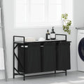 Vidaxl wasmand 3 vakken met plank grijs sonoma eiken