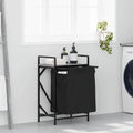 Vidaxl wasmand 1 vak met plank grijs sonoma eiken