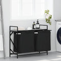 Vidaxl wasmand 2 vakken met plank grijs sonoma eiken
